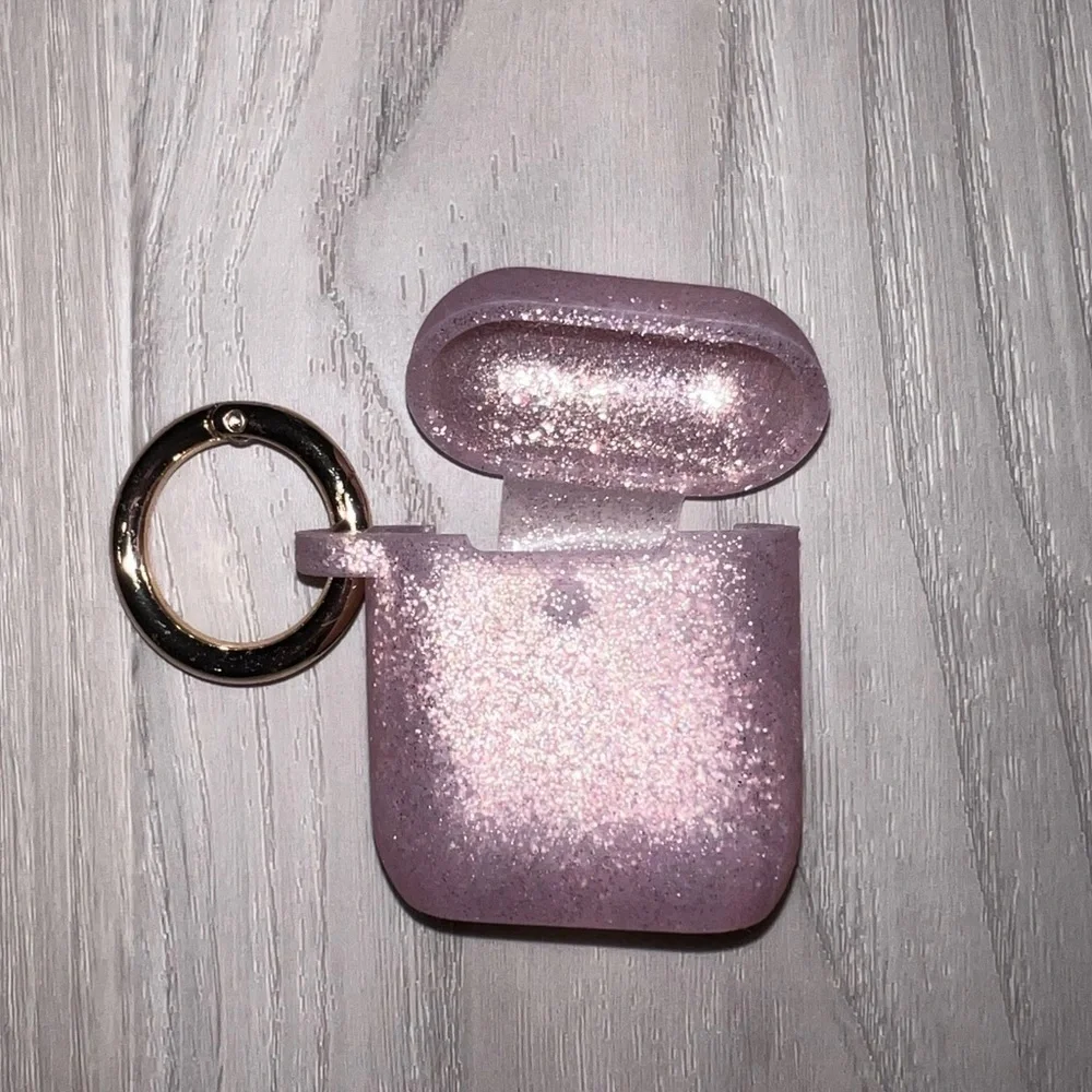 Apple AirPod Pink Sparkle Case